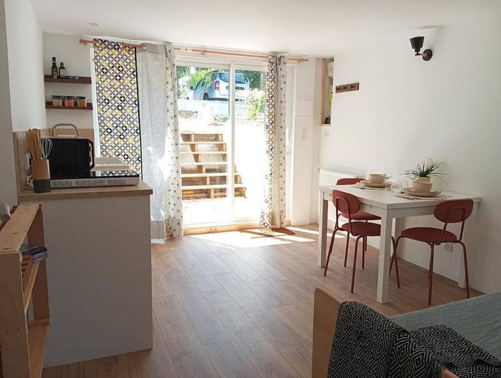 Appartement de vacances pour 4 personnes, avec jardin et terrasse