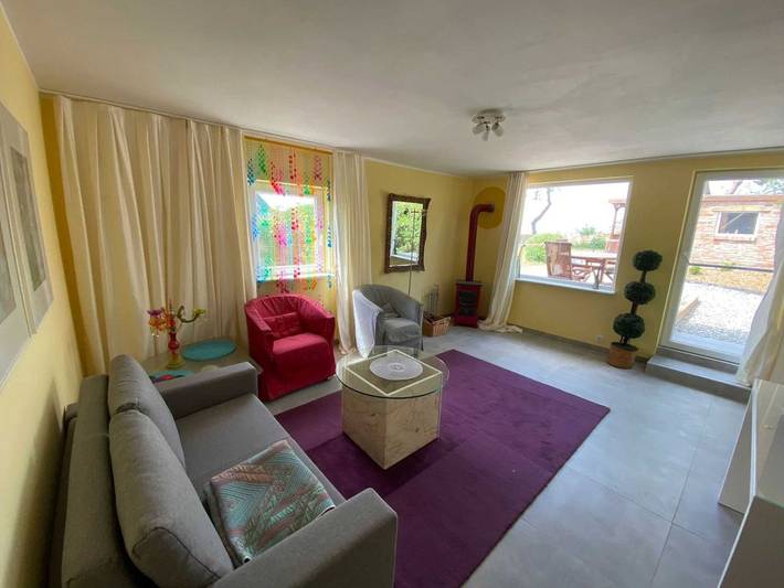 Ferienhaus für 3 Personen, mit Garten und Seeblick sowie Terrasse, mit Haustier in Loddin