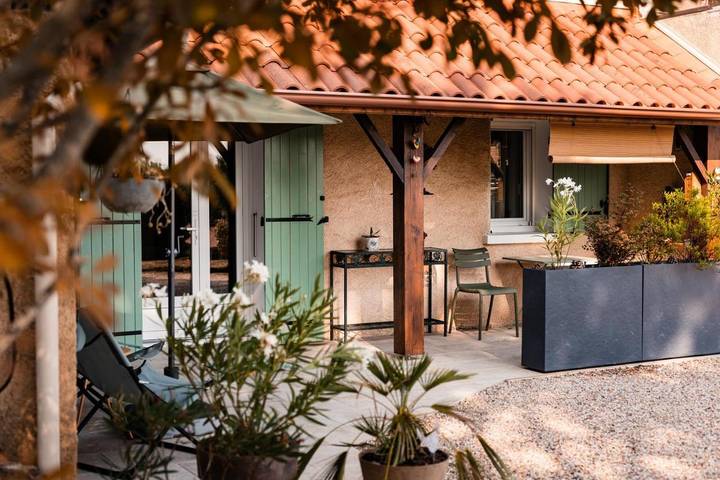 Appartement de vacances pour 2 personnes, avec Terrasse et Jardin