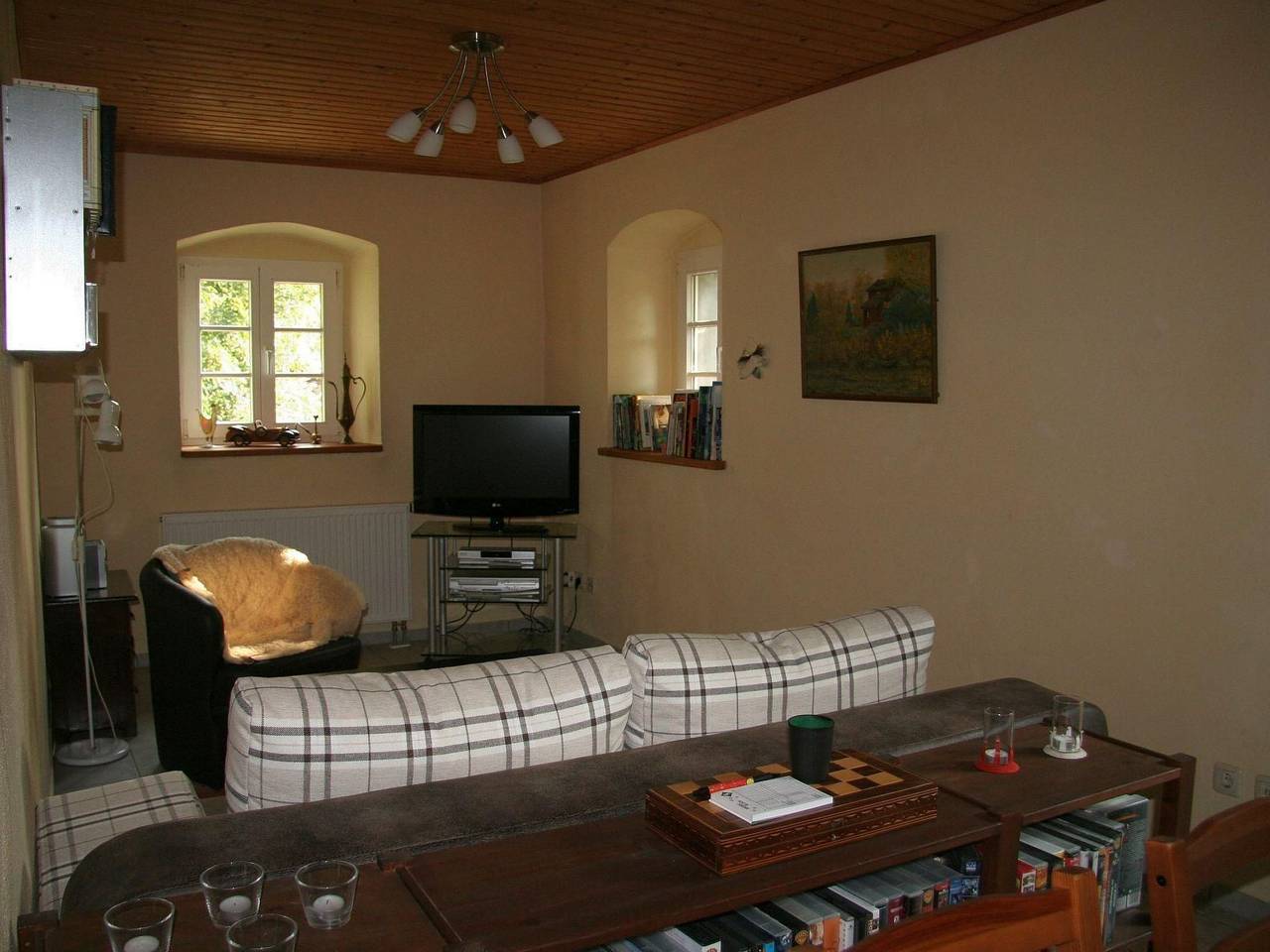 Ganze Wohnung, Wohnung mit Terrasse im sanierten Fachwerkhof in Müglitztal, Osterzgebirge