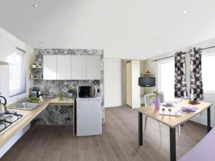 Mobil home pour 4 personnes, avec bassin pour enfant à Berrias-et-Casteljau - 3