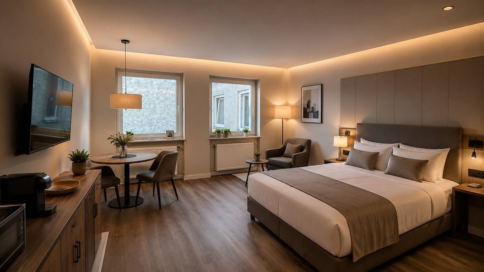 Ganzes Studio, Studio-Apartment 'Fortyfour – Suite Wiesbaden' modern und neu saniert in Wiesbaden, Südhessen