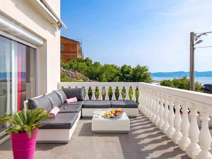 Villa Sunset view in Senj, Kvarner Festland