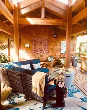 Maison d’hôte pour 2 personnes, avec jardin et vue dans Hawai