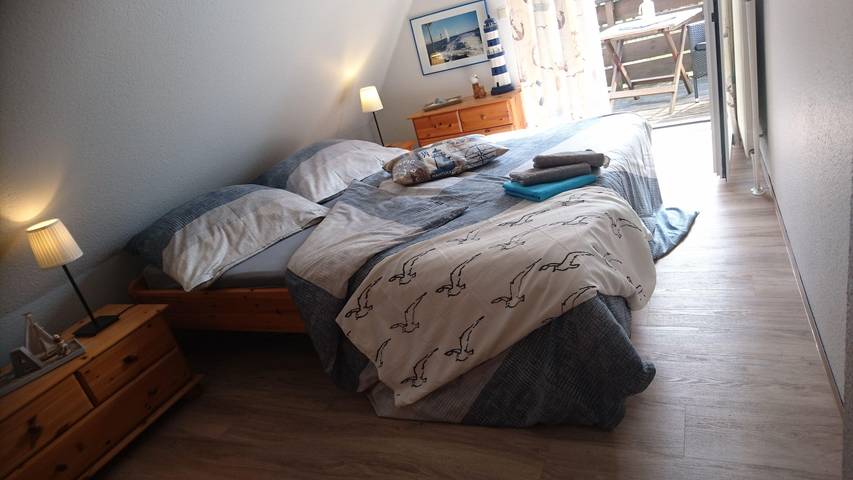 Location de vacances pour 5 personnes, avec Balcon et Terrasse ainsi que Jardin et Sauna dans Boren, Schleswig-Flensburg