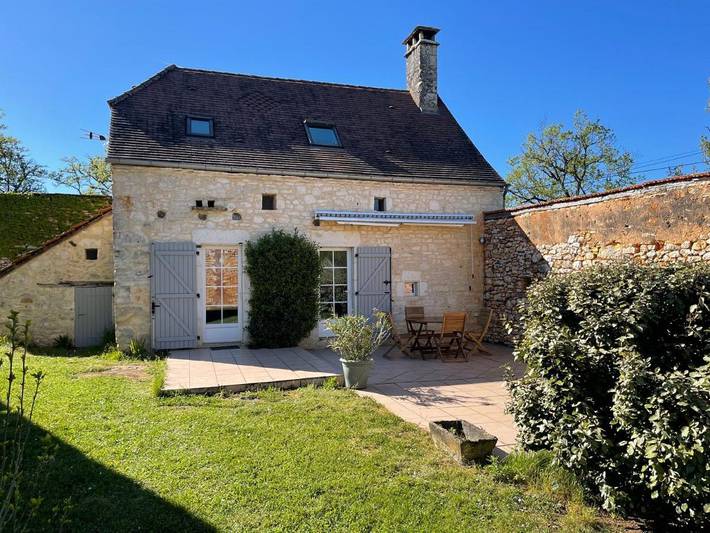 Maison de vacances pour 4 personnes, avec piscine ainsi que vue et jardin, animaux acceptés