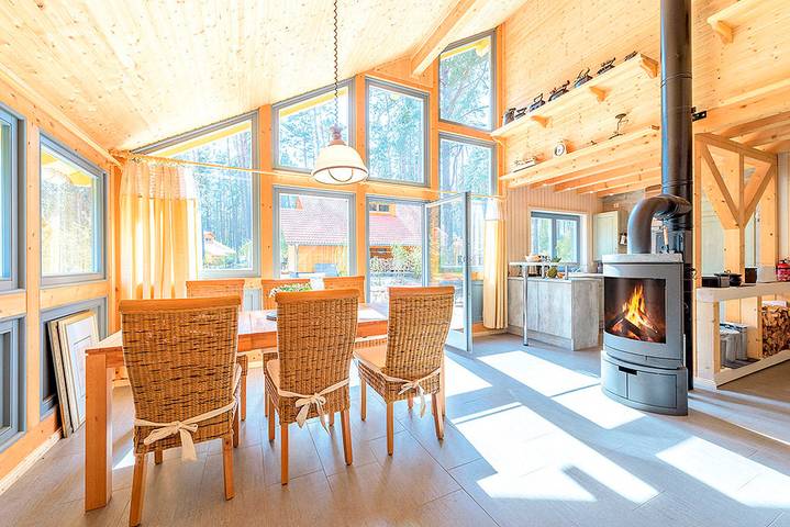 Ferienhaus für 6 Personen, mit Terrasse und Sauna sowie Seeblick in Brandenburg - 2
