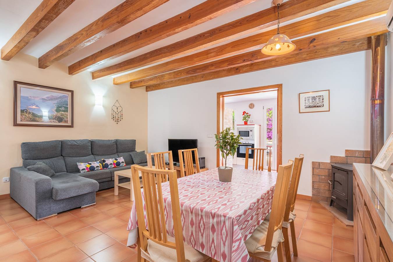 Casa de vacaciones C'as Pobres con vistas a la montaña, Wi-Fi, aire acondicionado y balcón in Sóller, Mallorca Oeste