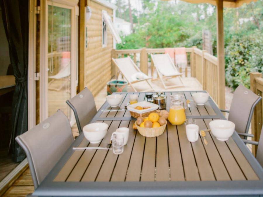 Naturéo Éco Resort - Mobilhome 4 personnes - Cottage Premium 2ch 4 pers in Seignosse Océan, Seignosse