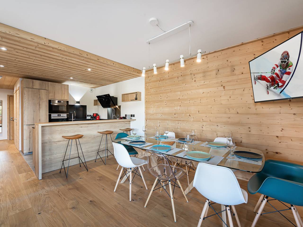 Ganze Wohnung, Familienfreundliche Wohnung im Zentrum der Station mit Terrasse und Parkplatz in Courchevel 1650 (Moriond), Saint-Bon-Tarentaise