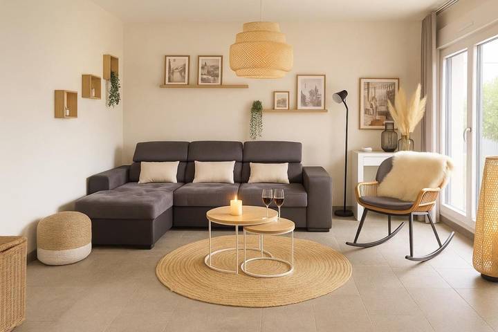 Location de vacances pour 5 personnes, avec piscine et jardin à Logelheim