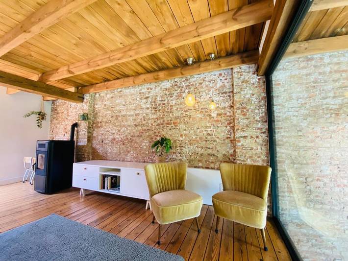 Gîte pour 6 personnes, avec jardin ainsi que terrasse et piscine à Kontich