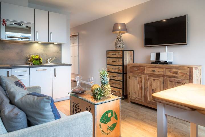 Ganze Wohnung, Alles vom Feinsten: 1,5 Zimmer in der City in Strandnähe in Westerland, Sylt (Gemeinde)