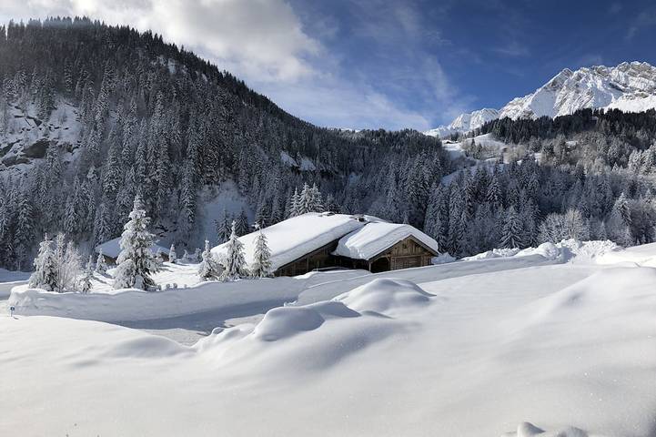 Maison pour 32 personnes, avec jardin ainsi que sauna et jacuzzi à La Giettaz