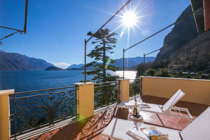 Ferienwohnung für 6 Personen, mit Terrasse und Seeblick in Gemeinde Menaggio