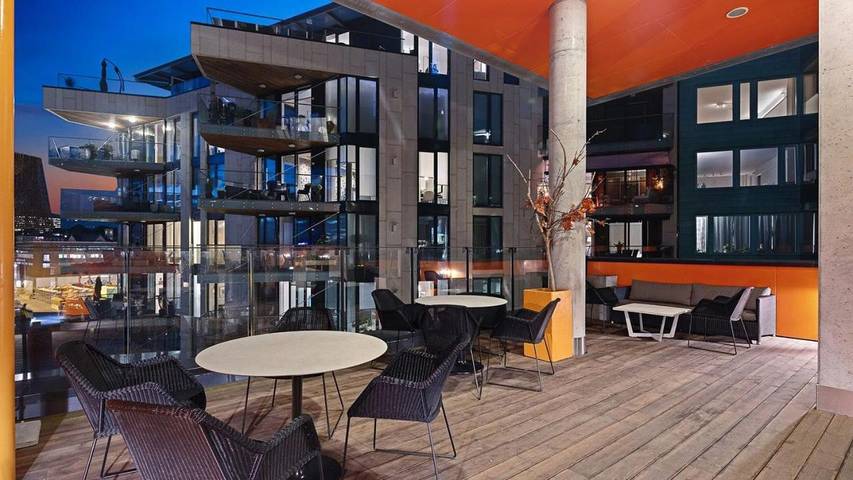 Ferienwohnung für 3 Personen, mit Balkon und Terrasse sowie Garten und Seeblick in Oslo Gemeinde - 4