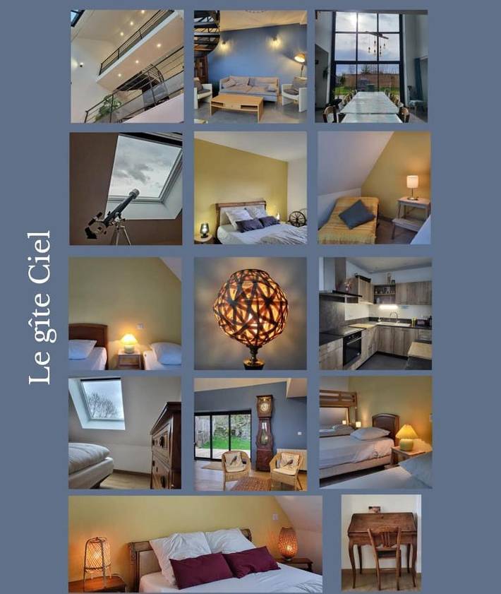 Location de vacances pour 8 personnes, avec vue et jardin à Gelles - 4