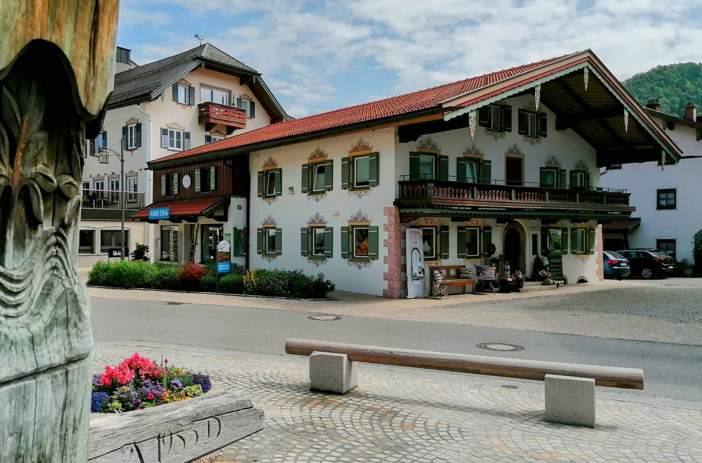 Ganze Ferienwohnung, Ferienwohnungen Central inkl. Chiemgaukarte - Ferienwohnung Jodlschmid, 50qm, Balk., Küche, 1 Schlaf- u. 1 Wohn-/Schlafz., Wlan in Ruhpolding, Bayerische Alpen