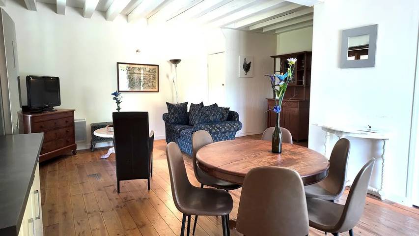 Location de vacances pour 7 personnes, avec piscine et jardin à Roussines - 4