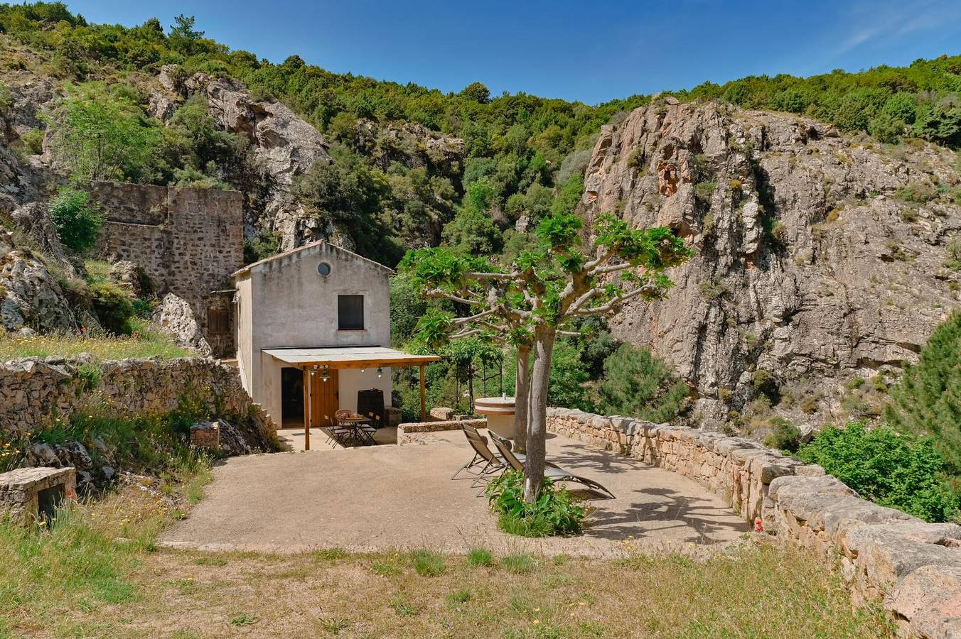 Le moulin des calanche in Piana, Région d'Ajaccio