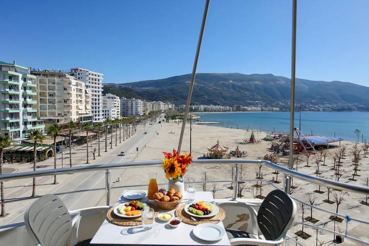 Vakantieappartement voor 5 personen, met uitzicht op zee en balkon, kindvriendelijk - 1