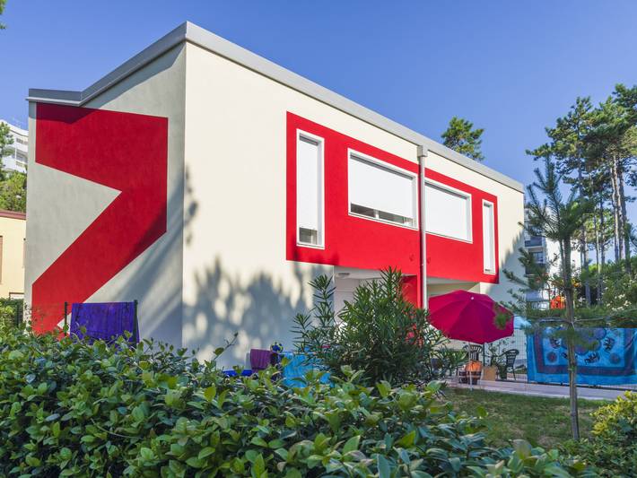 Ferienwohnung für 5 Personen, mit Garten und Terrasse, mit Haustier in Bibione