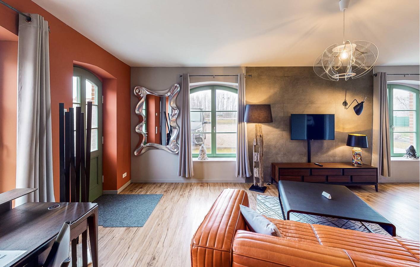 Ganze Ferienwohnung, Appartement am Strand mit TV, Parkplatz & WiFi - 200m bis Klink in Klink, Müritz