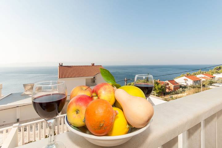 Ferienwohnung für 4 Personen, mit Balkon/Terrasse in Pisak