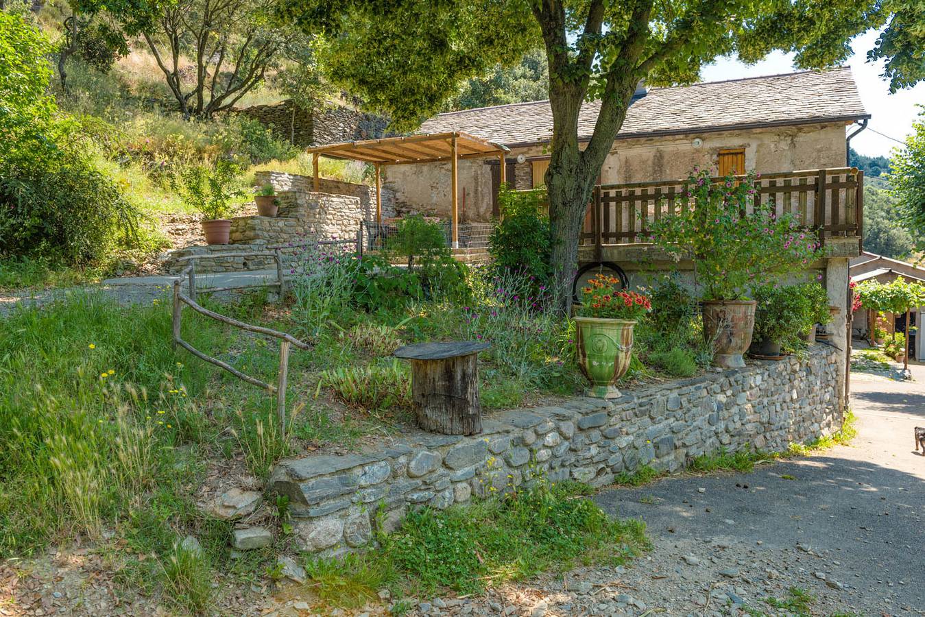 Casa de huéspedes para 6 personas con terraza in Gabriac, Cevenas
