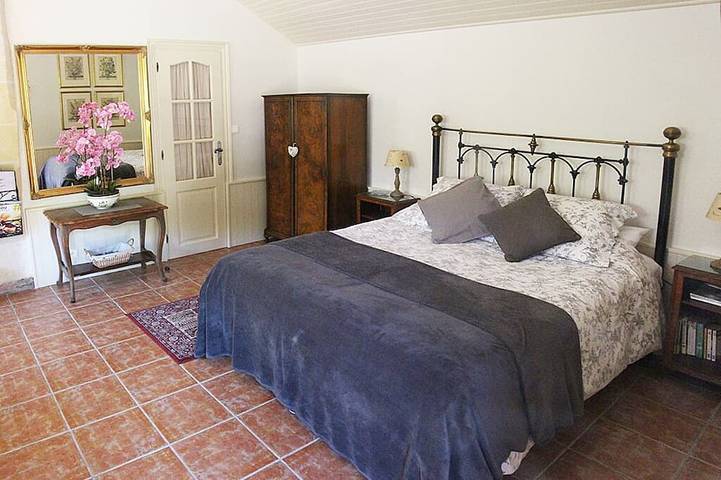 Luxuriöses B & B in der Nähe von Saumur in einem ehemaligen Weingut aus dem 18. Jahrhundert mit beheiztem Pool in Brion, Angers und Umgebung