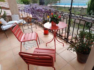 Maison d’hôte pour 2 personnes, avec piscine ainsi que vue et jardin à La Roque-d'Anthéron