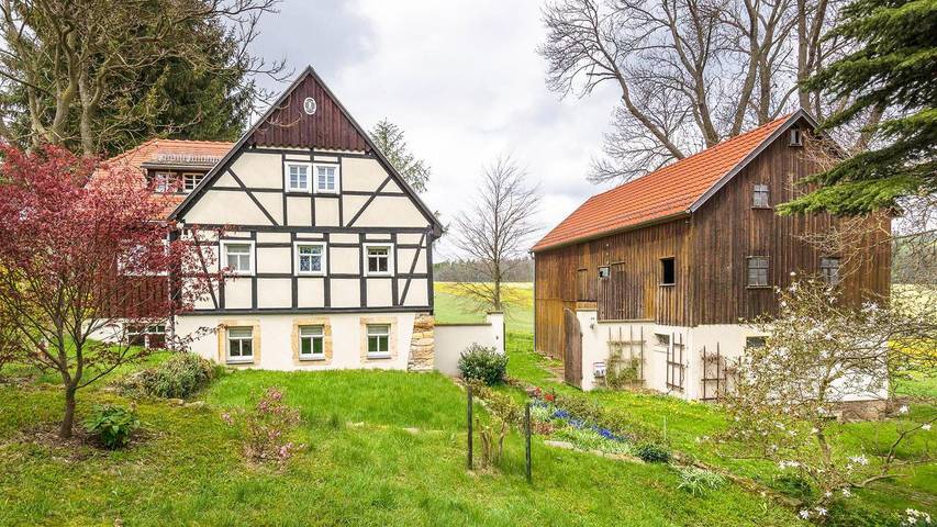 Ferienhaus für 6 Personen, mit Garten und Sauna, kinderfreundlich in Klingenberg