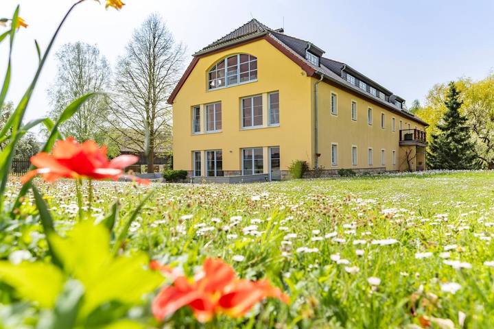 BnB für 2 Personen, mit Sauna und Ausblick sowie Garten, mit Haustier in Sächsische Schweiz