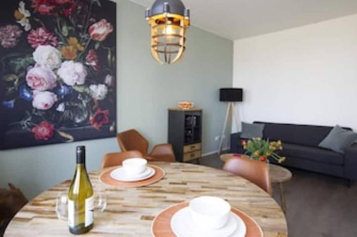 Geheel appartement, Seapoint, apartment with a balcony and a view of the sea in Zandvoort, Nederlandse Noordzeekust