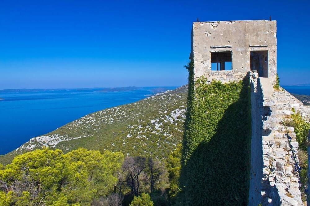 Ganze Wohnung, Ferienwohnung in Poljana mit Meerblick, Terrasse, Klimaanlage, W-Lan (3617-2) in Plaža Poljana, Poljana