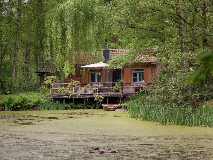 Vakantiewoning voor 2 personen, met Terras en Uitzicht op het meer in Belgisch-Limburg