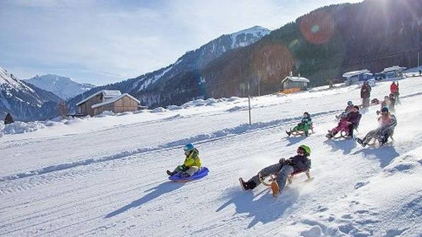Hütte für 4 Personen, mit Balkon und Sauna sowie Garten und Pool in Au - 2