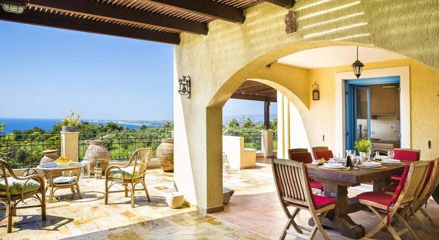 Hütte für 6 Personen, mit Pool und Garten sowie Balkon in Griechenland - 3