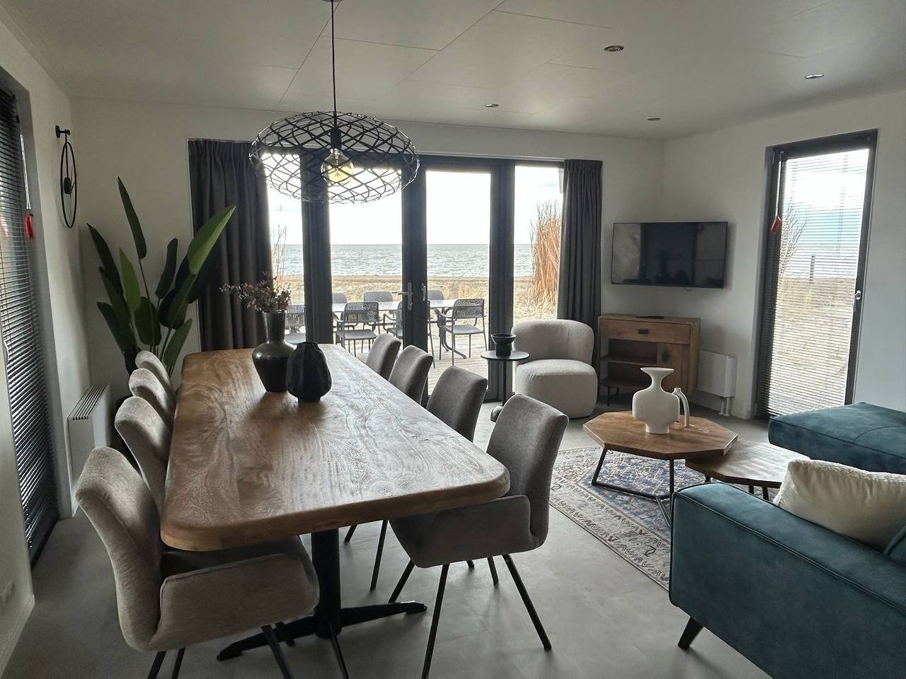 Erste Reihe - mit Zaun - Premium-Beachhouse Strandgut in Enkhuizen, Ijsselmeer