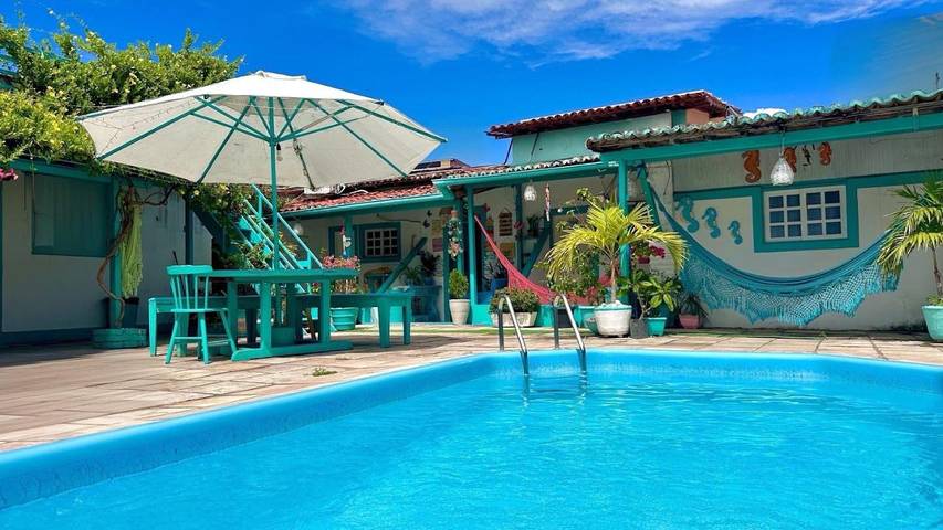 Pousadas para 7 pessoas, com terraço e piscina em Praia de Ponta Negra