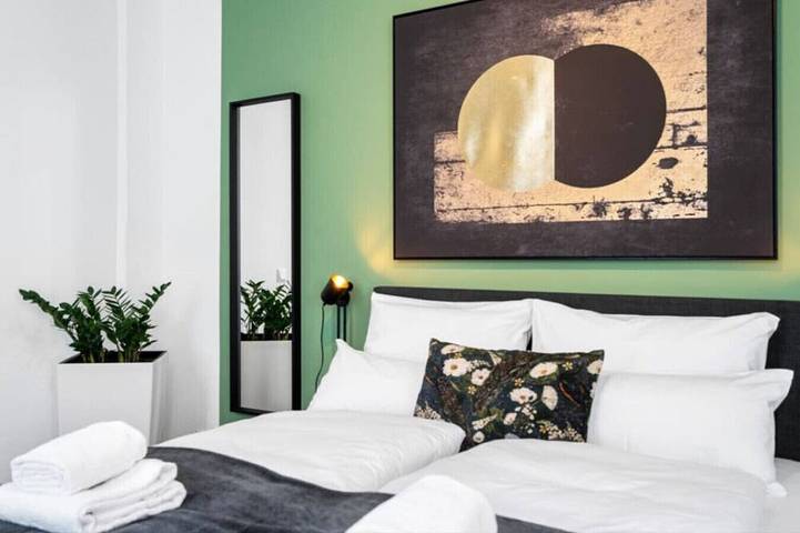 Ferienwohnung für 4 Personen, mit Garten und Balkon in Krefeld