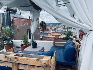 Maison d’hôte pour 2 personnes, avec terrasse et vue à La Canée