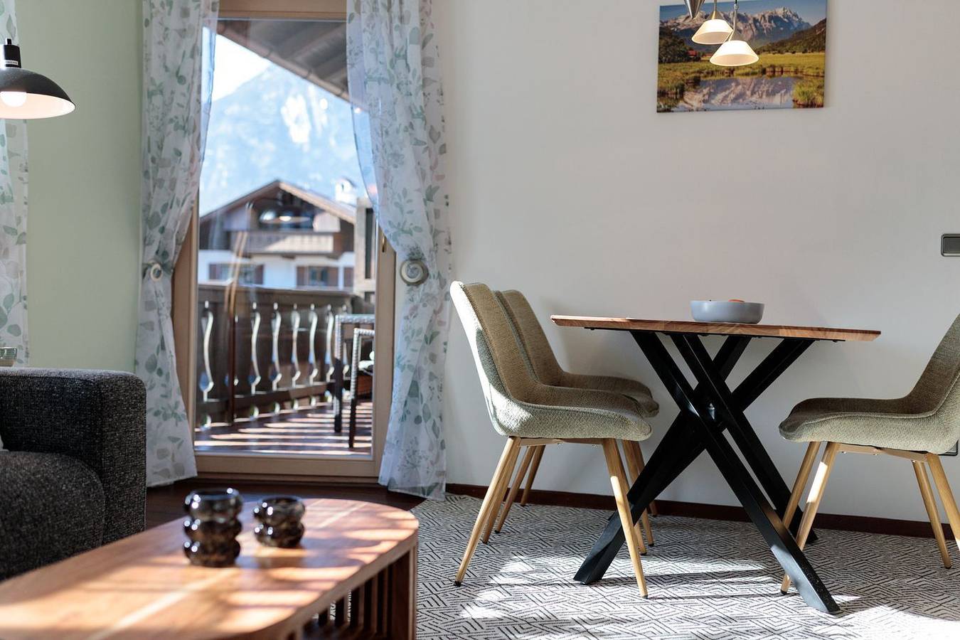 Ganze Wohnung, Urlaub in Ihrer Ferienwohnung "Zwoade Hoamad" in Farchant, Bayerische Alpen