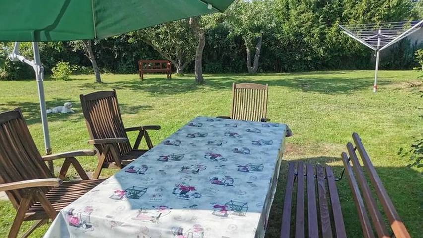Ferienwohnung für 4 Personen, mit Garten