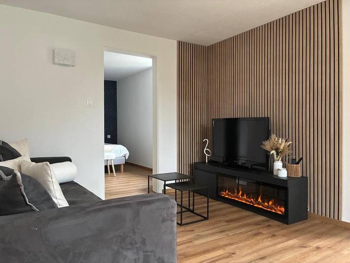 Gîte pour 4 personnes, avec Terrasse et Jardin à Illhaeusern