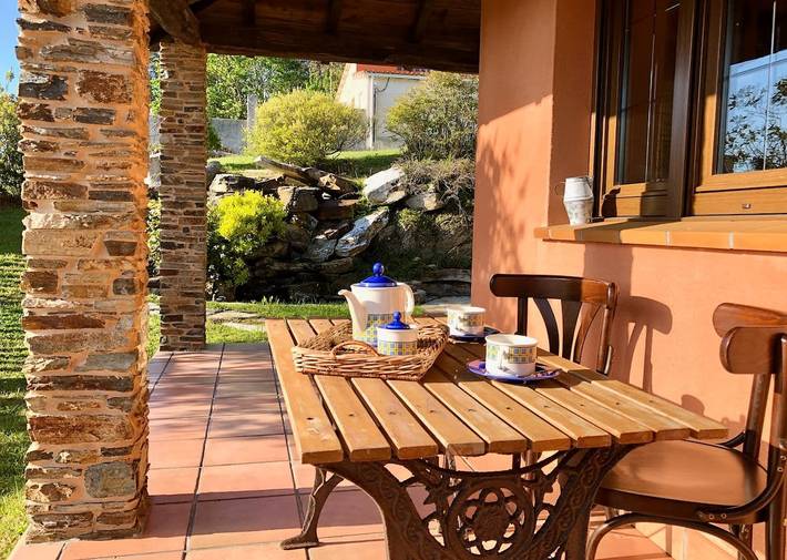 Casa rural para 7 personas, con Vistas al mar y Jardín en Provincia de Lugo - 3