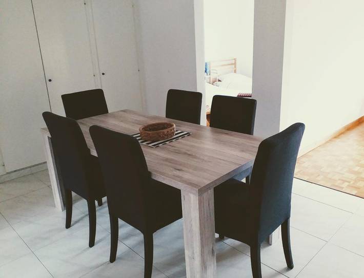 Gîte pour 4 personnes, avec terrasse et vue à Villeneuve (Suisse)