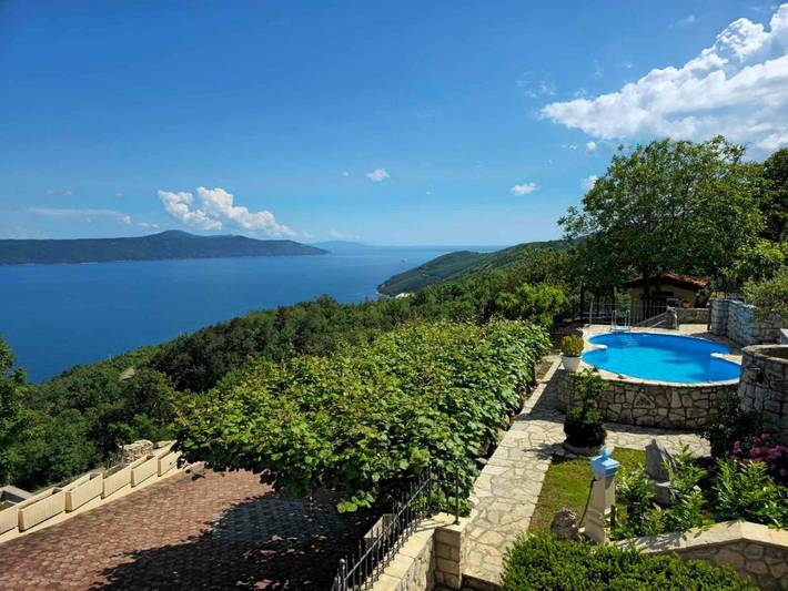 Ferienhaus für 4 Personen, mit Terrasse und Garten sowie Pool und Ausblick in Mošćenice - 3