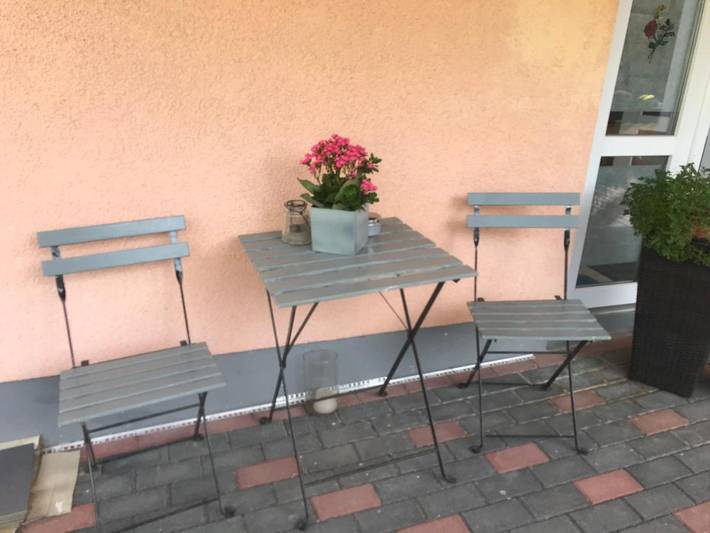 Ferienwohnung für 3 Personen, mit Terrasse und Garten sowie Ausblick in Nesse-Apfelstädt