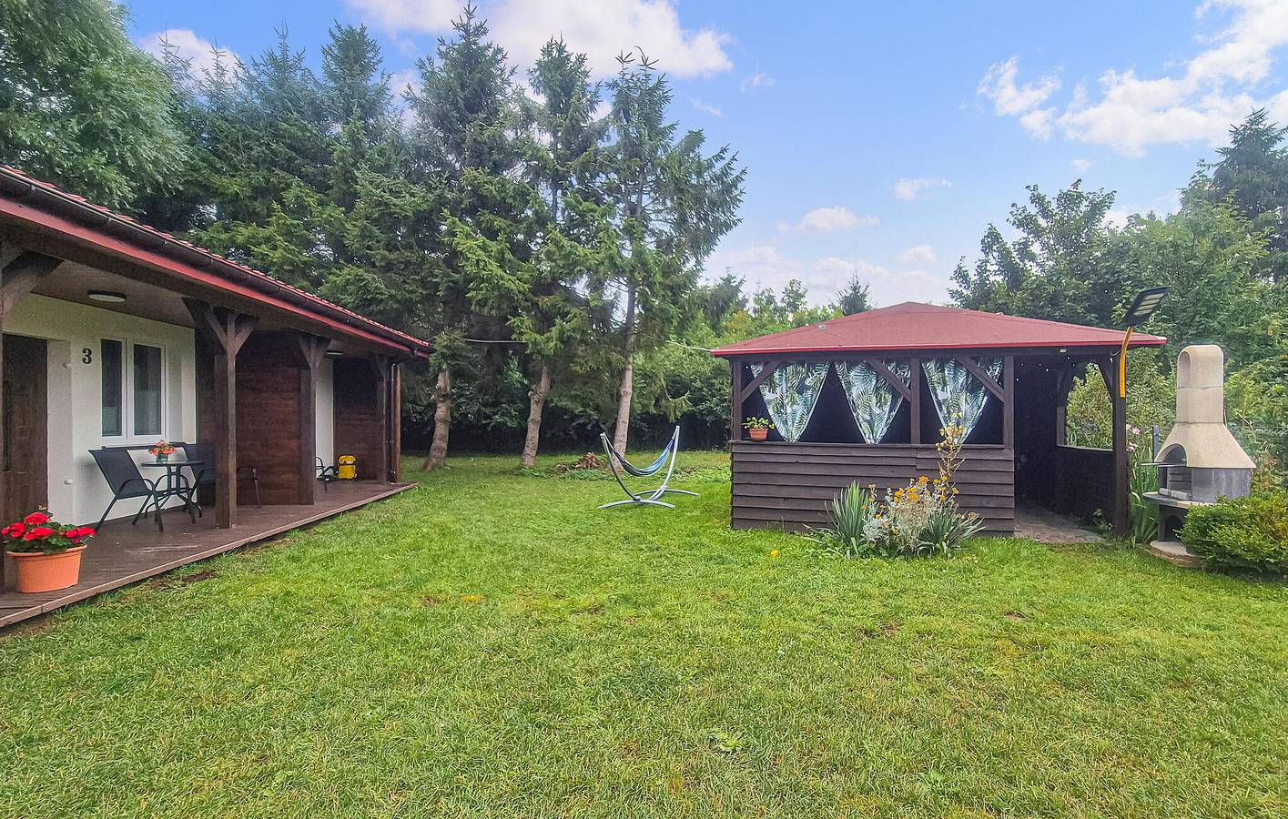 Ferienhaus für 6 Personen mit Garten in Gaski, Powiat Koszaliński